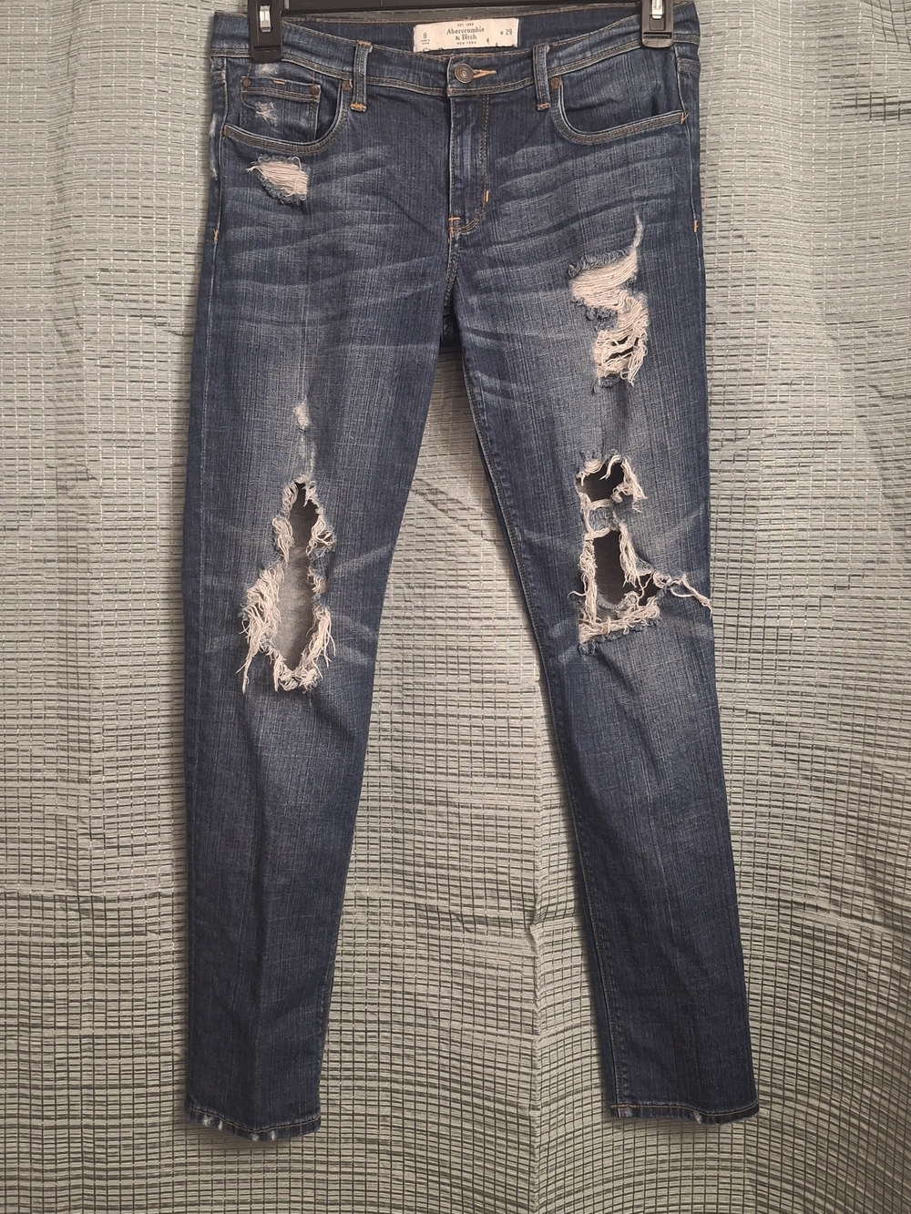 Abercrombie & Fitch Distressed Blue Women's Jeans